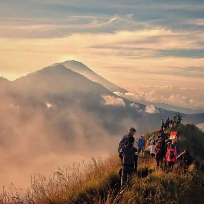 Mount Batur sunrise trekking guide Kintamani Bali
